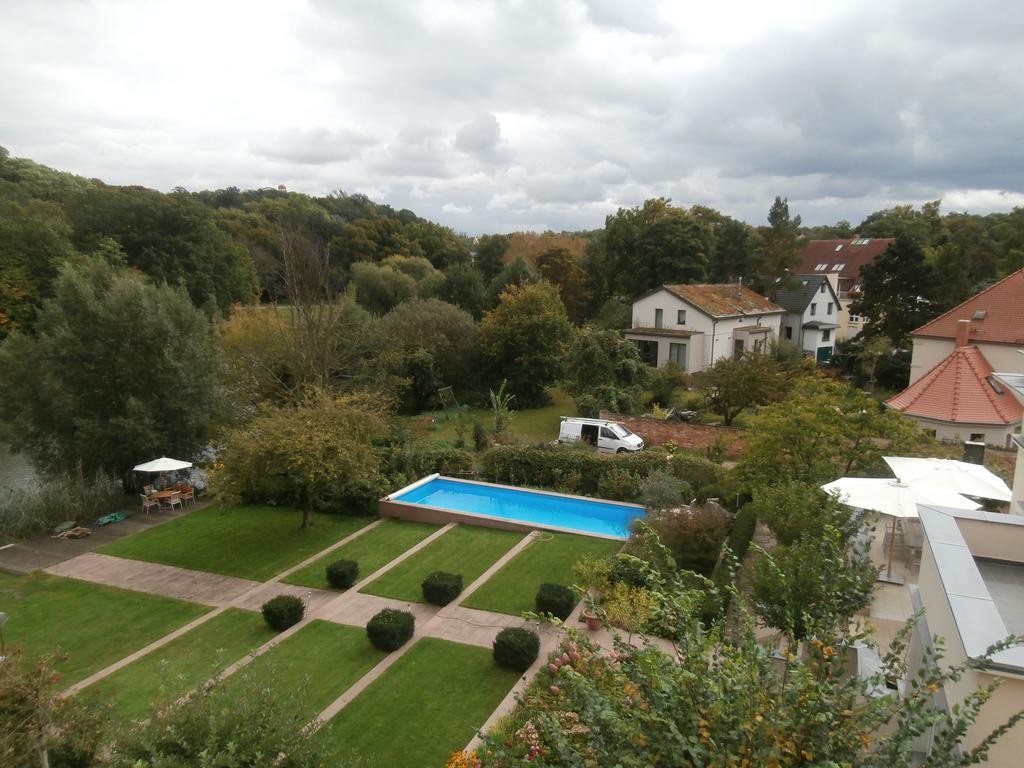 Ferienwohnung Saaleblick Halle  Esterno foto